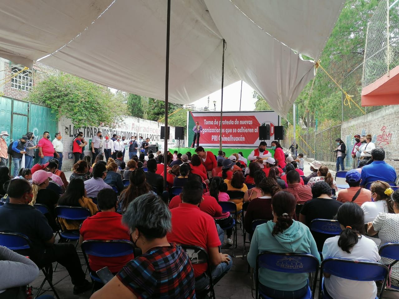 Nuevas organizaciones se adhieren  al PRI Chimalhuacan