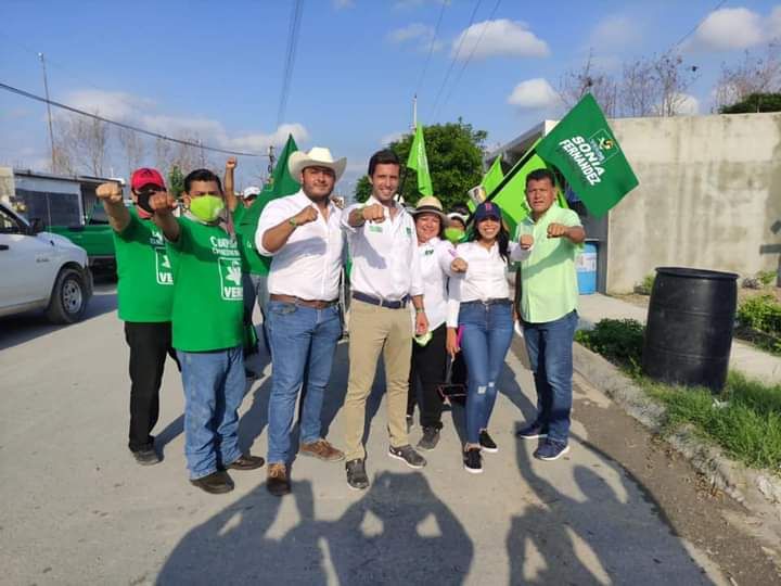 En Río Bravo él Partido Verde apoya a la gente: Tomás Gloria
