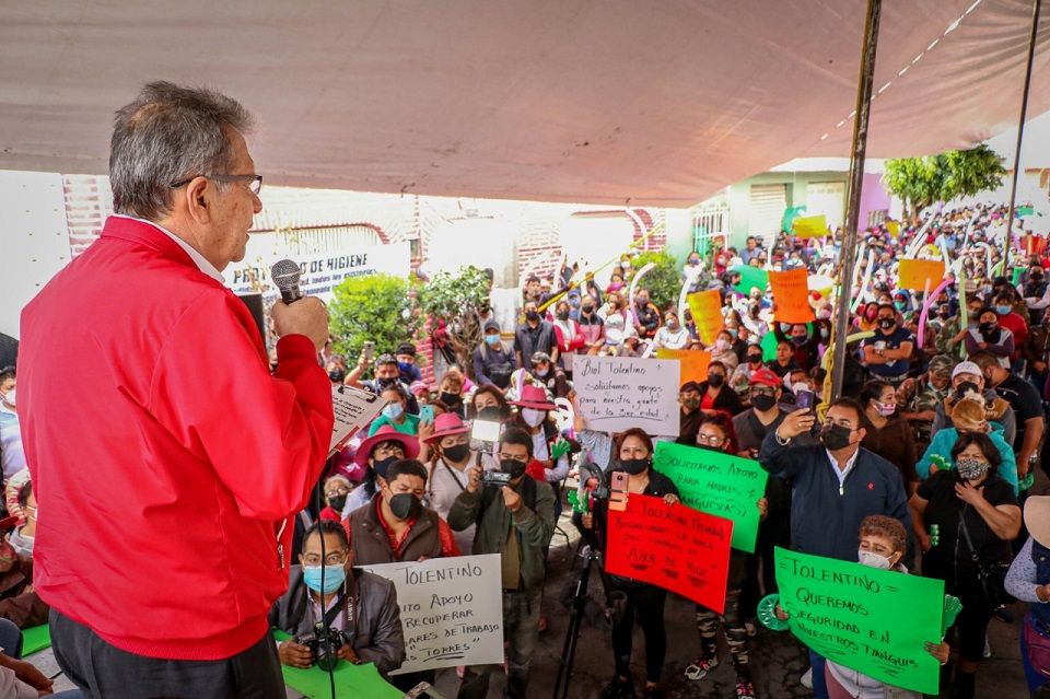 Sigamos construyendo el progreso y futuro de Chimalhuacán: Tolentino Román