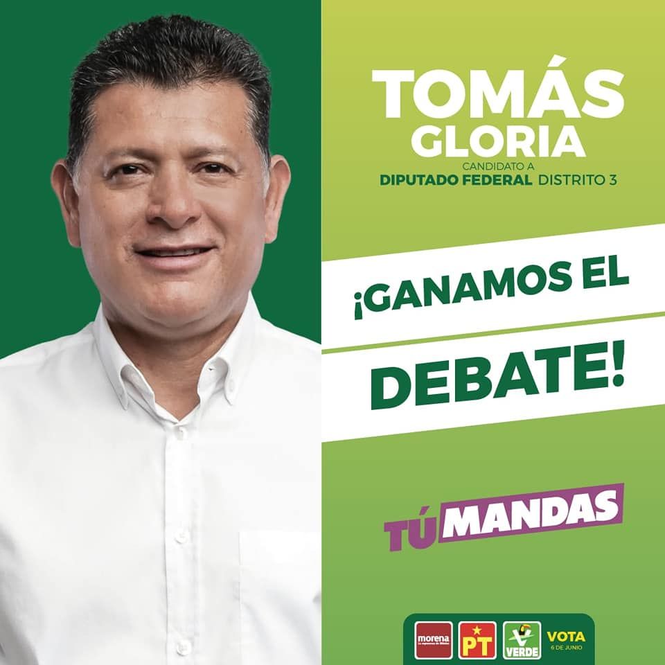 Ganamos el debate y ganamos unos puntos más en la intención del voto’; Tomás Gloria Requena
