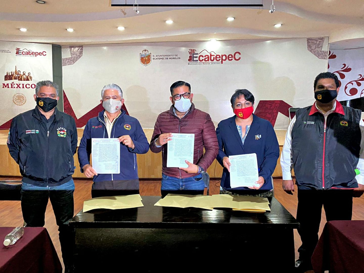 Suteym y Ecatepec firman convenio  de sueldo y prestaciones 2021

