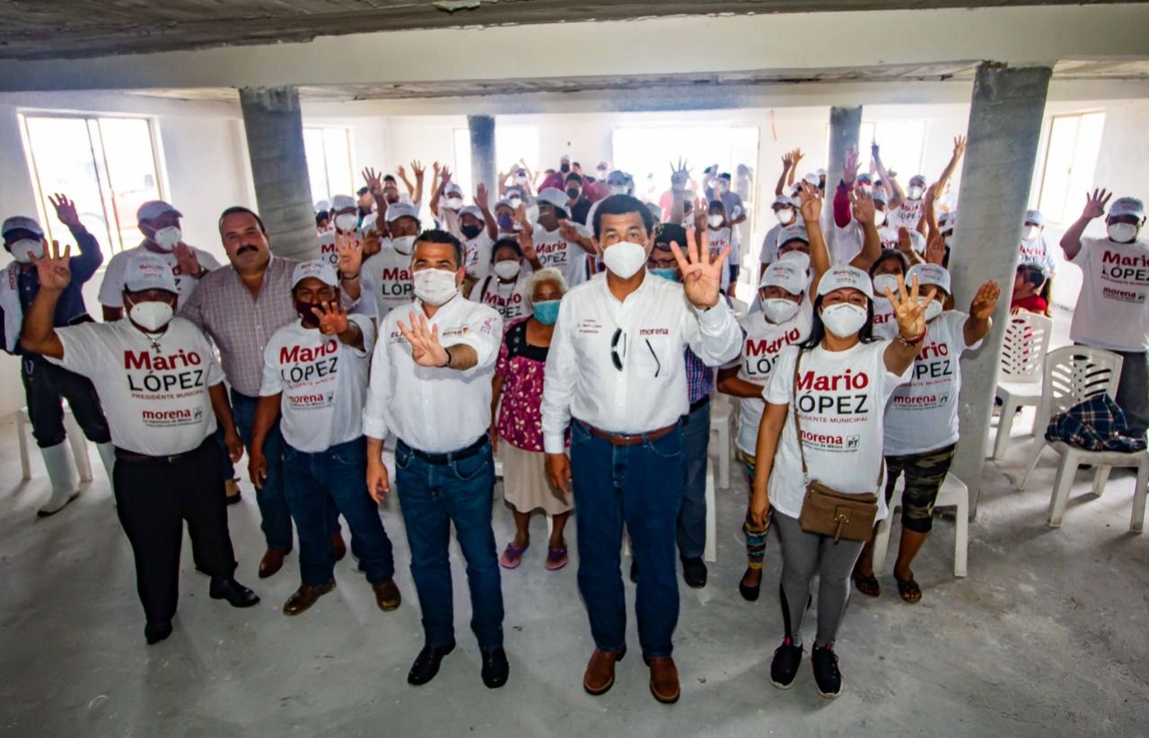 Voto masivo para Morena ofrecen a Mario López familias de La Capilla, Mano de León e Higuerillas
