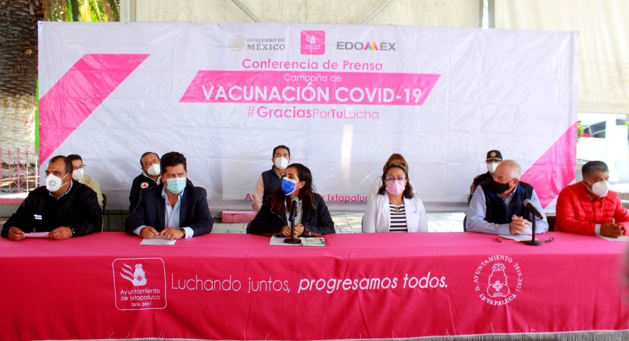 #Del 19 al 21 de mayo la vacuna ANTI COVID-19 a  personas de 50 a 59 años en Ixtapaluca