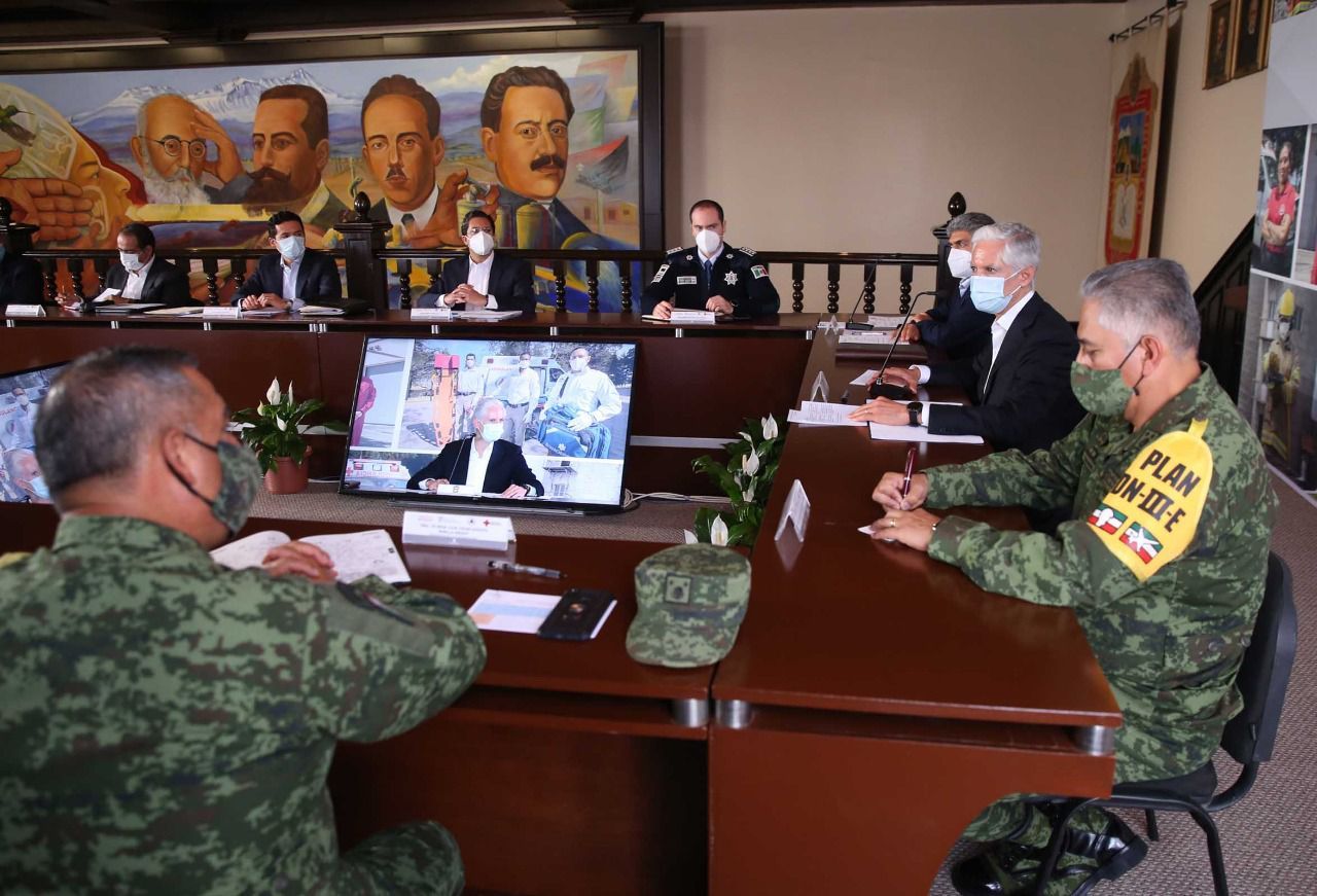 Instruyen a #dependencias estatales para #afrontar retos de temporadas  de #lluvias 2021