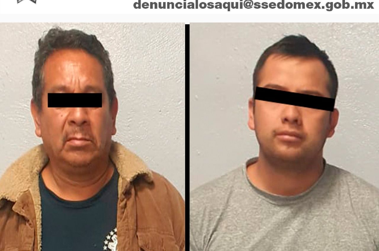 Detienen a dos sujetos por robó de vehículo en Atenco 