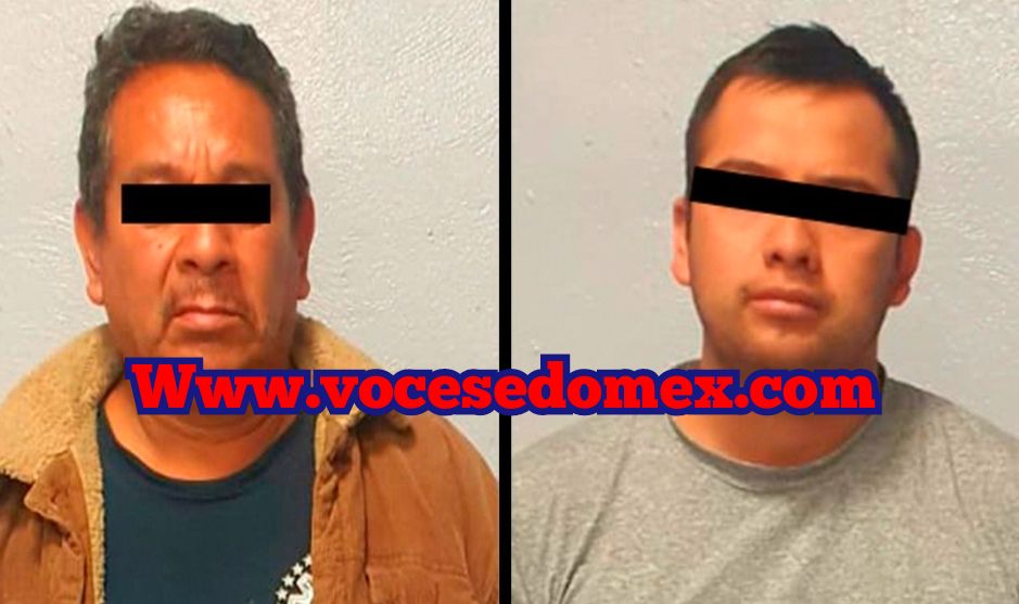 Detienen a dos sujetos por robo de vehículo en el municipio de Atenco 