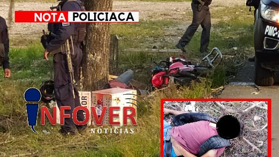 Muere trágicamente en su moto.