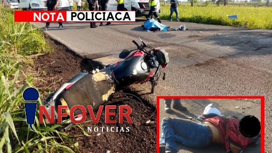 Se mata motociclista en la Carretera Estatal Yanga - Omealca.