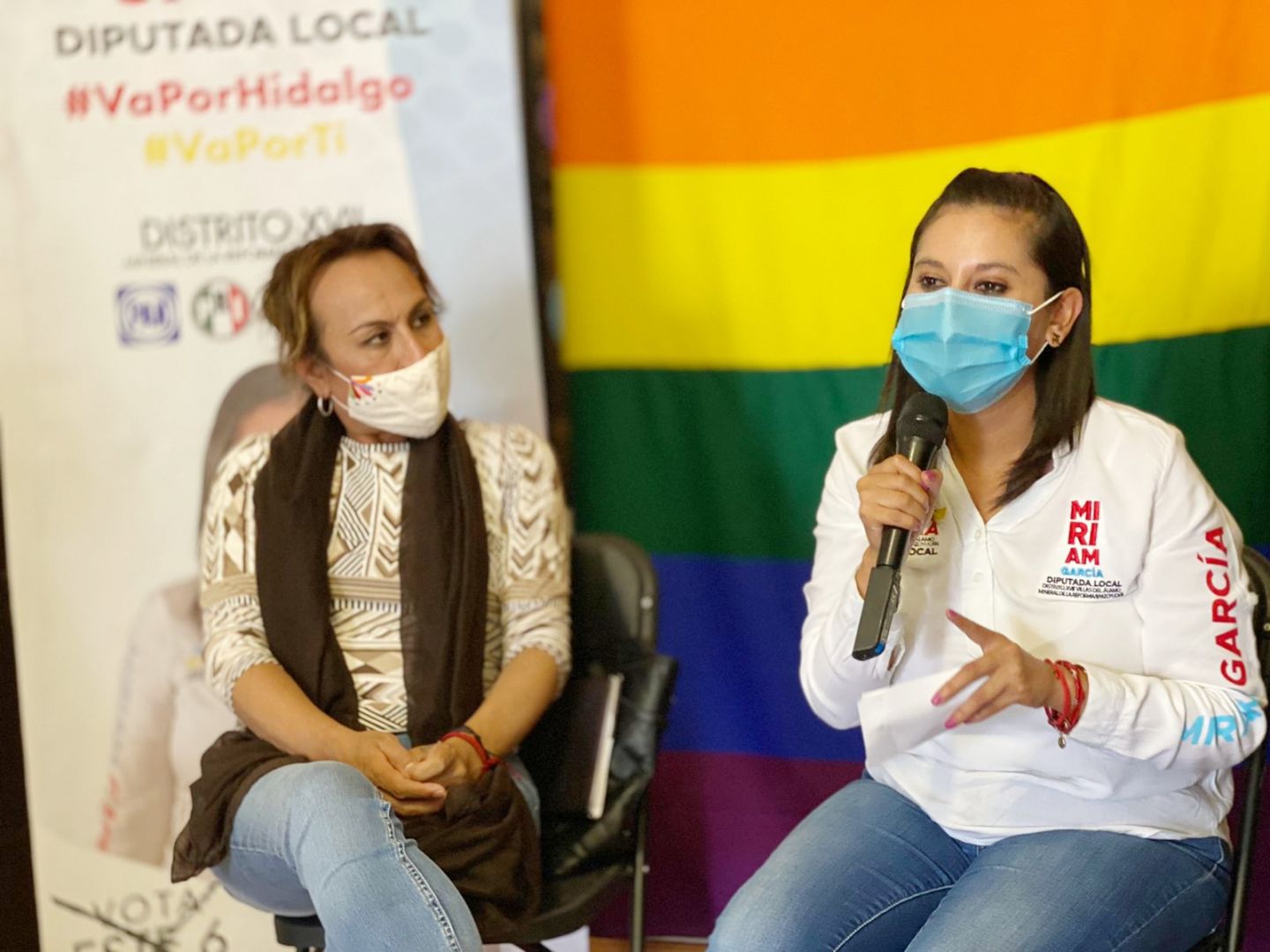 MIRIAM GARCÍA FIRMA AGENDA CON LGBTTTI+