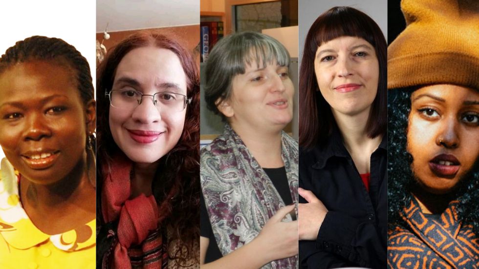 Cinco poetisas contemporaneas laureadas con los premios más importantes del mundo literario