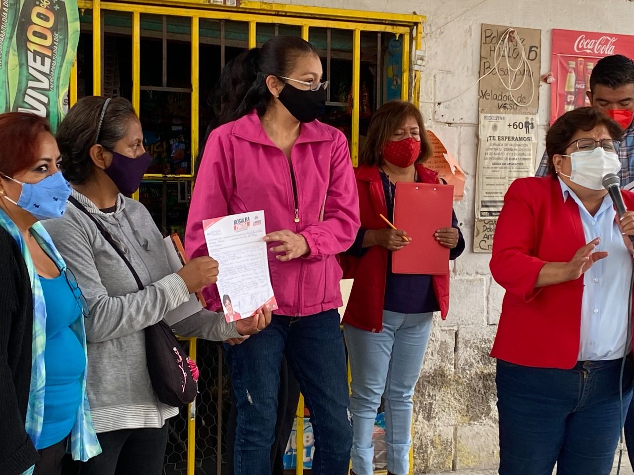
En Chicoloapan, Rosalba Pineda reitera propuestas en materia de salud
