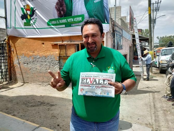 En Chicoloapan el candidato a presidente municipal por el PVEM instrumentara el programa ’Cero Hambre’ 