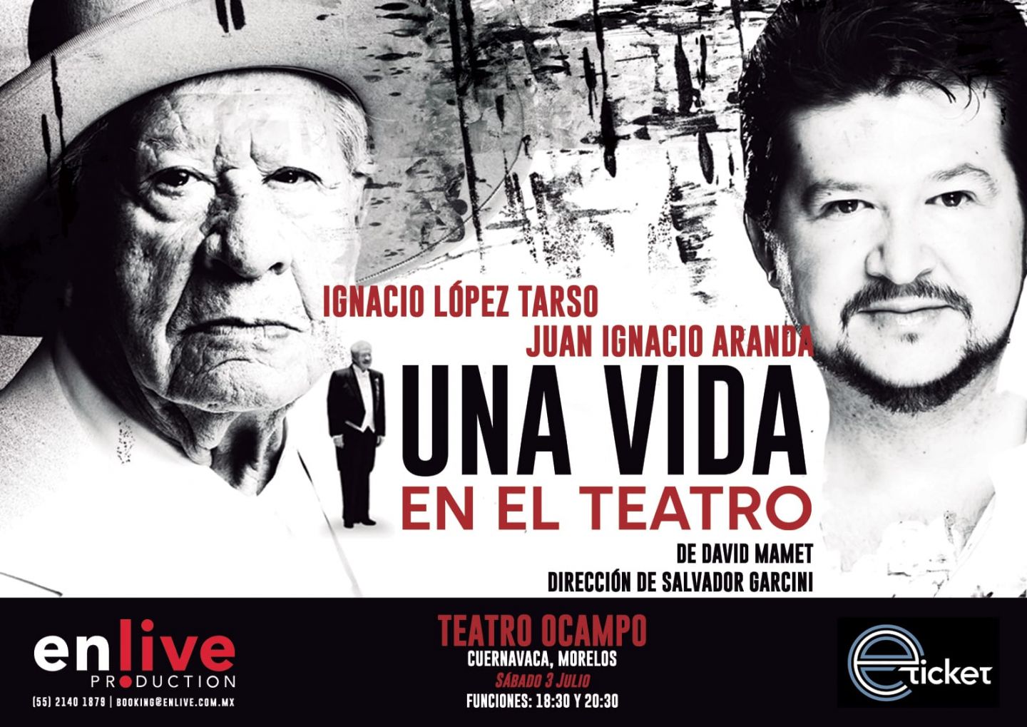 Ignacio López Tarso festeja 70 años de trayectoria con la Obra ’Una  Vida en el Teatro’ de  David Mamet