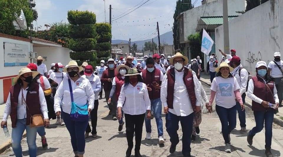 Partido del Trabajo, Nueva Alianza y Morena, fortalecen proyecto de continuidad en Tepetlaoxtoc