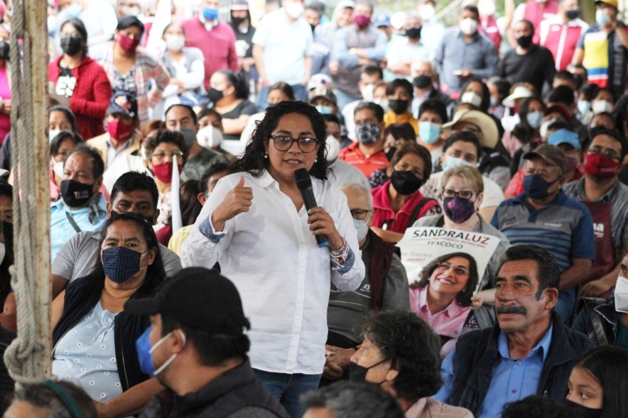 Sandra Luz Falcón rechaza actos de violencia política ¡Ya Basta!