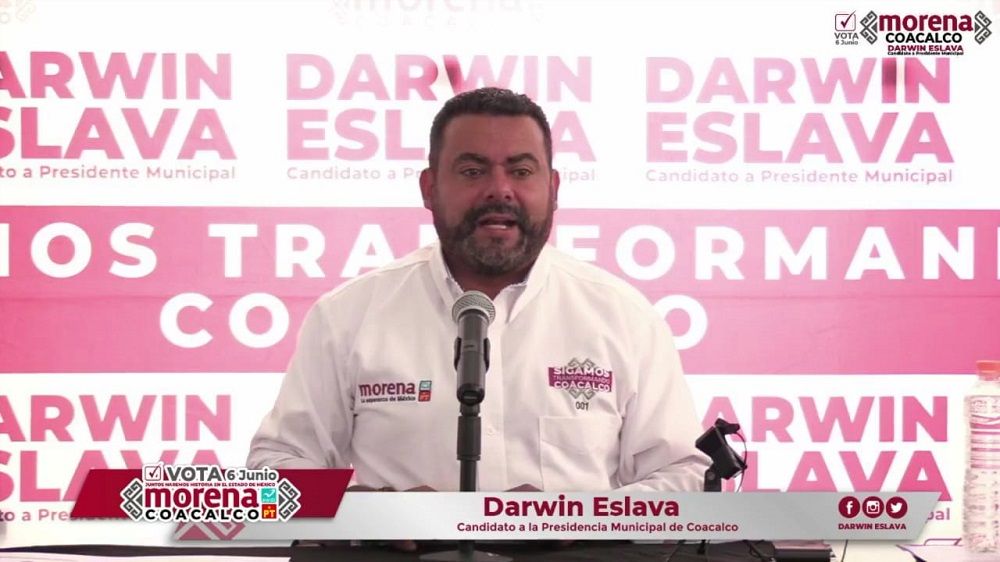 Redoblar esfuerzos como lo hemos hecho hasta ahora: Darwin Eslava candidato a la alcaldía de Coacalco