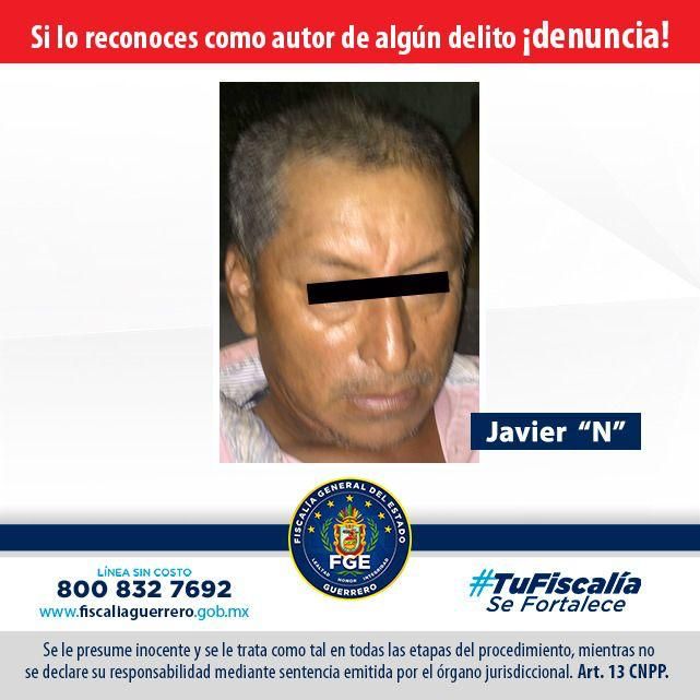 Obtiene la Fiscalía de Guerrero vinculación a proceso en contra de Javier "N" por delito de Abuso Sexual a menor de edad en Acapulco 
