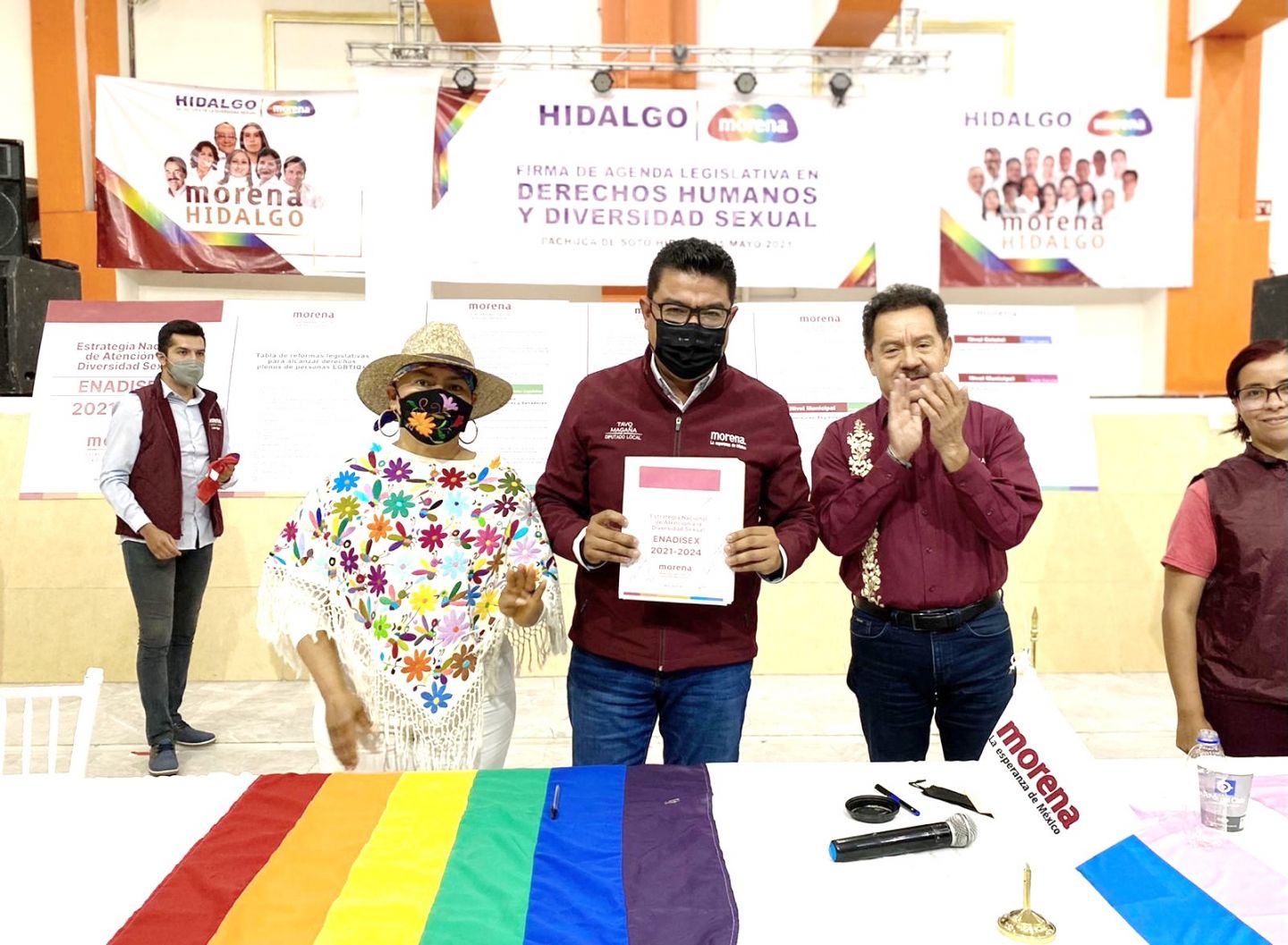 Tavo Magaña firma agenda legislativa en derechos humanos y diversidad sexual 