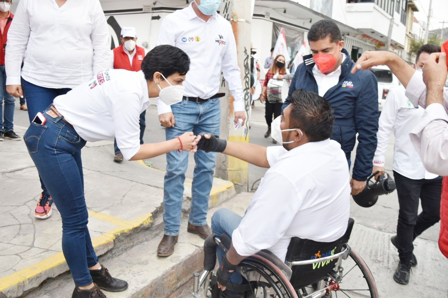 Solicitan a Rocío Sosa apoyo para personas con discapacidad 