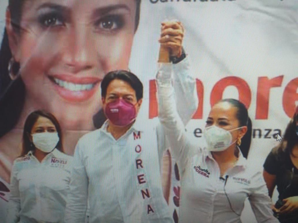 #En Morelos Mario Delgado apoyo a Juanita Guerra, candidata a diputada federal