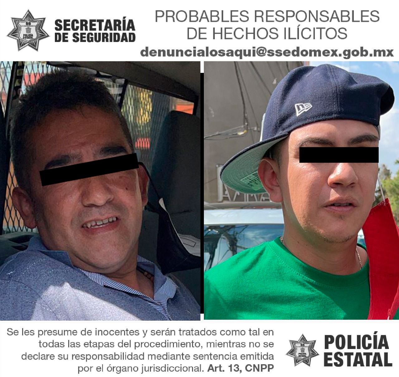 
#Detienen en Neza a colombianos por cohecho, entraron  robar en una casa en Metepec