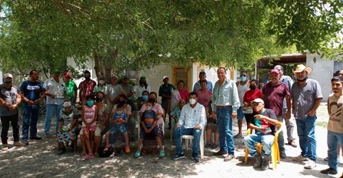 Refrendan el voto en los ejidos de Río Bravo para Tomás Gloria