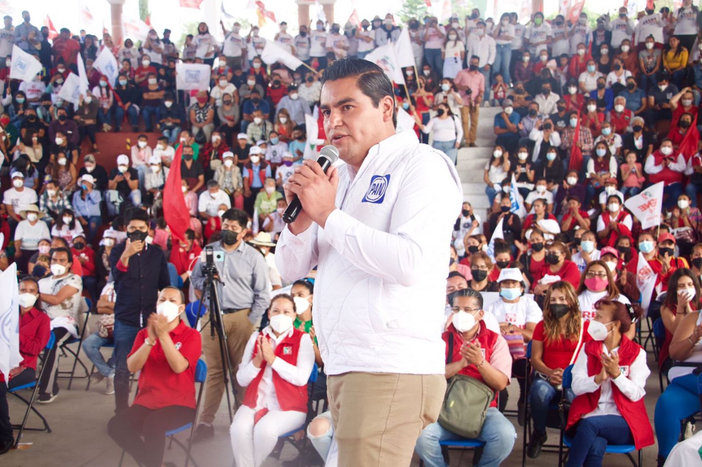 Con suma de líderes de RSP y cierre de campaña en Atotonilco, Ángel Mota consolida proyecto 
