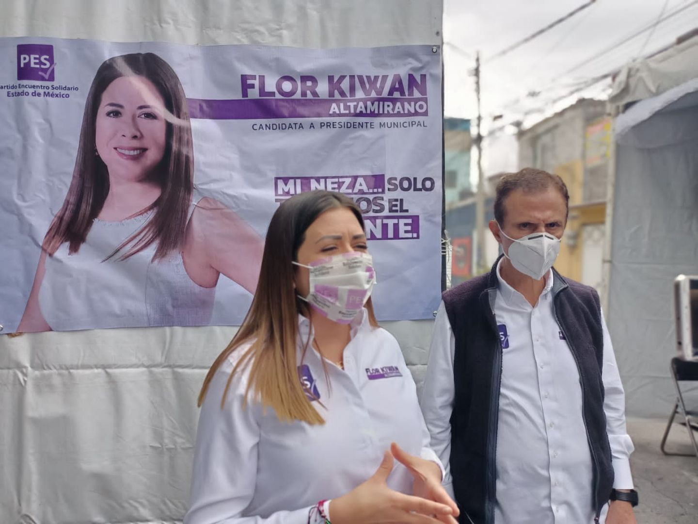 Flor kiwan Altamirano, única mujer que aspira a la presidencia municipal de Neza