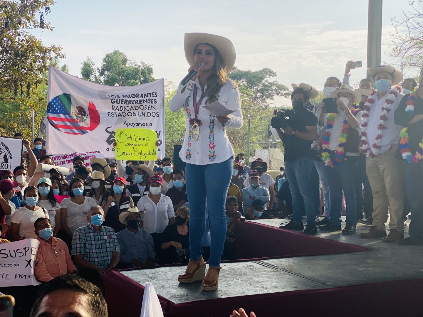 ’Arrasará en las urnas y gobernará Guerrero’, afirma Evelyn Salgado en La Providencia 