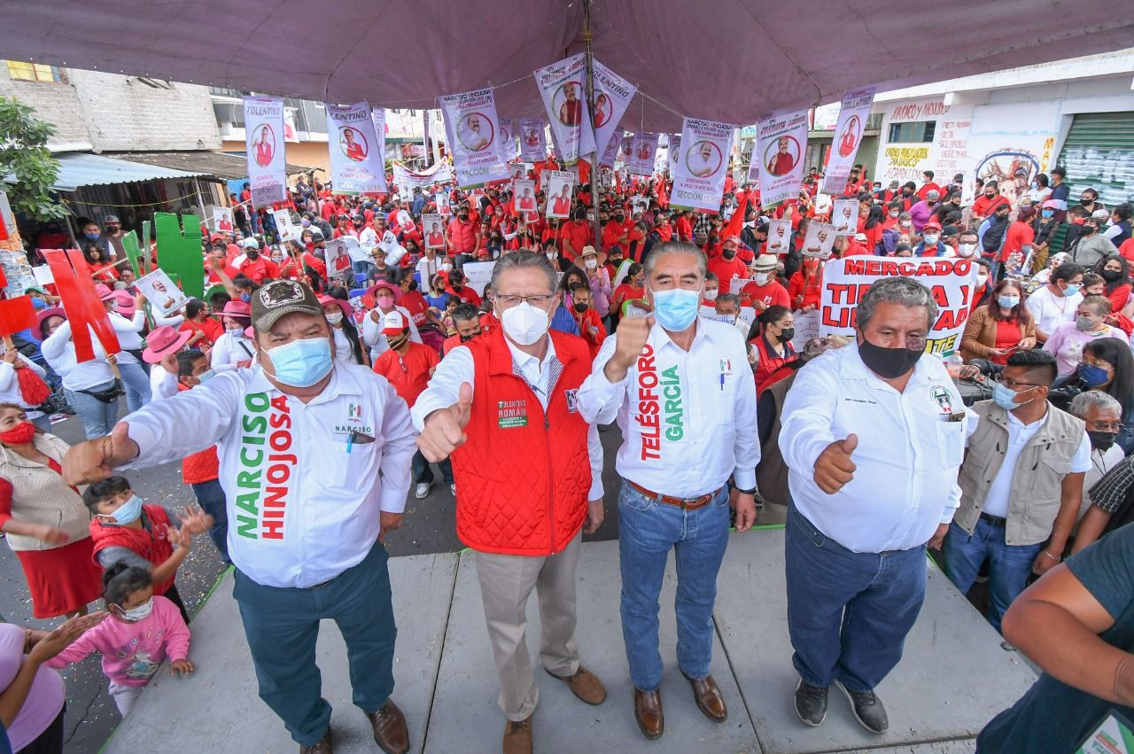 Concluye campaña de Tolentino Román a la presidencia municipal de Chimalhuacán