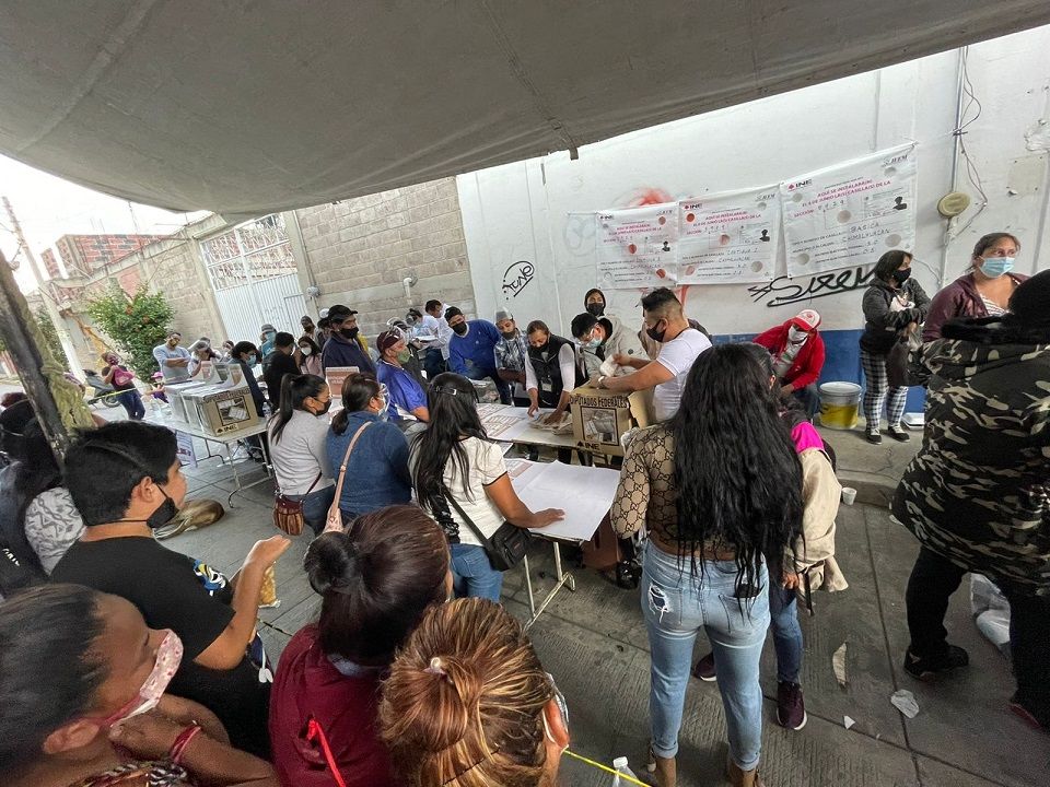 En ambiente de paz y orden concluyó jornada electoral en Chimalhuacán