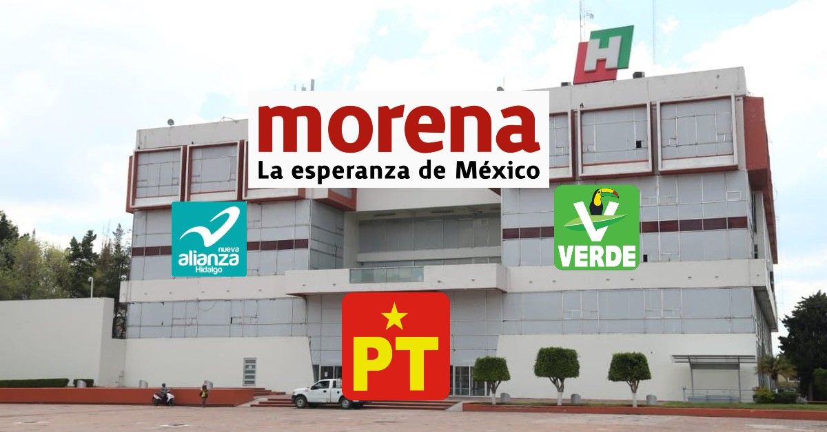 Ganarían gobierno de Hidalgo Morena-PT-PVEM-PANALH si mantienen alianza