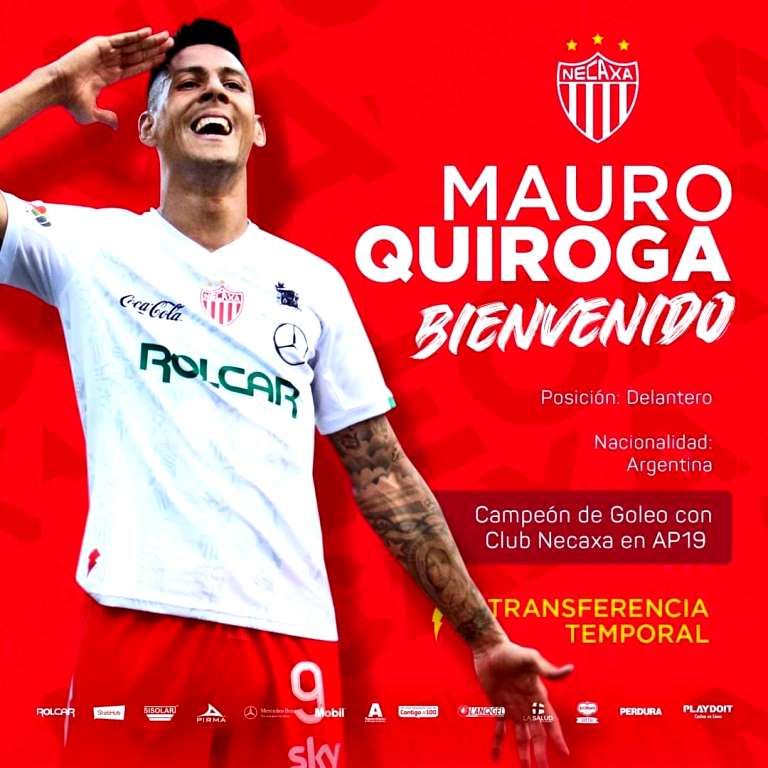 Mauro Quiroga regresa al Necaxa