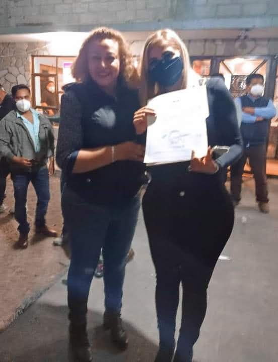 Recibe #constancia de mayoría la #virtual ganadora de Morena a la #alcaldía municipal de Chicoloapan: #Nancy Gómez Vargas 