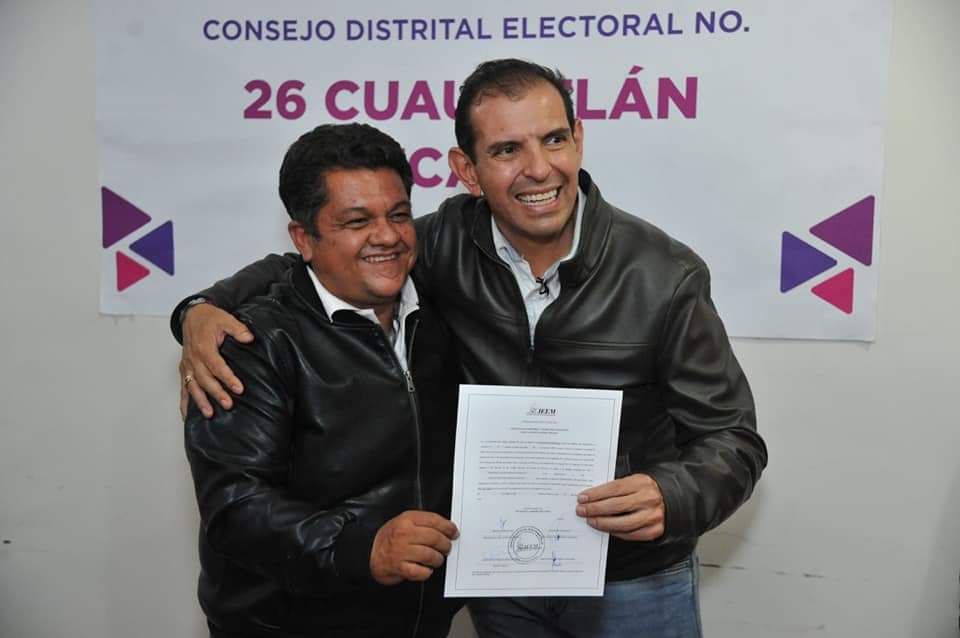Paco Santos: recibió constancia de mayoría como diputado local electo