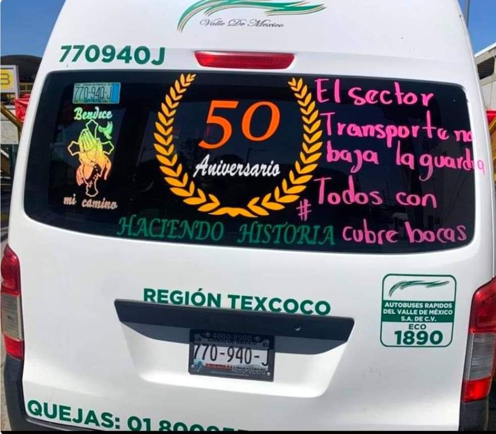Solicitan operadores de transporte público la empresa Rápidos del Valle de México en Texcoco