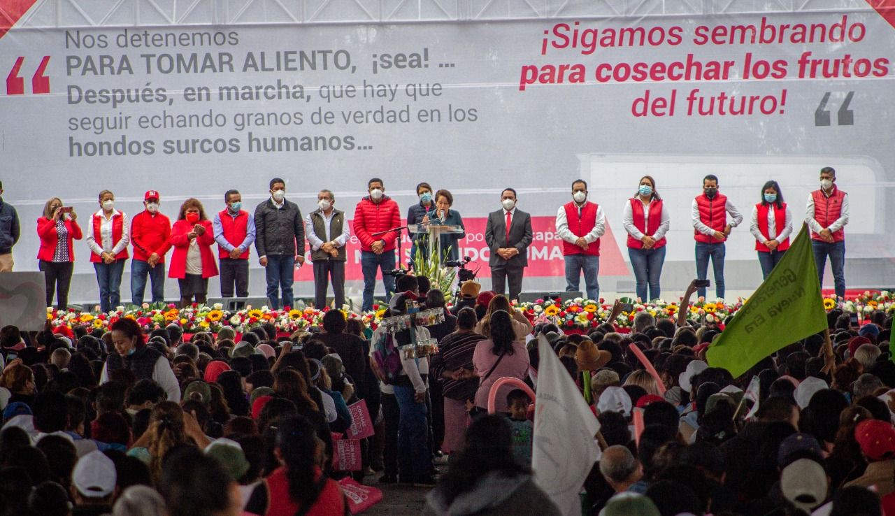#Ni un paso atrás en la lucha para seguir construyendo el futuro de México: Maricela Serrano
