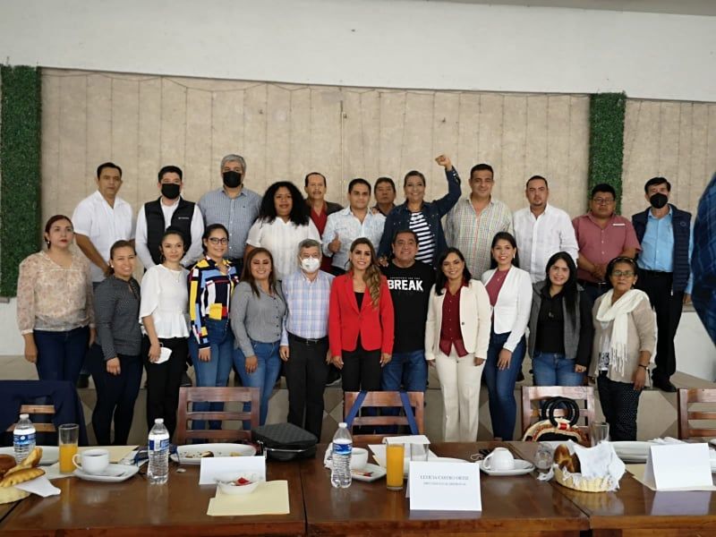 Próximos legisladores de morena se reunieron con Evelyn Salgado Pineda, gobernadora electa 