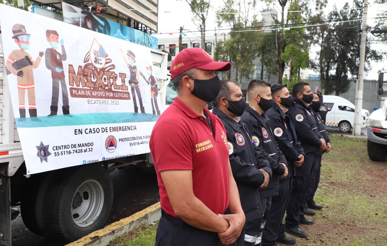 En operación Plan ’Mixtli’ para auxiliar a la población en temporada de lluvias en Ecatepec 