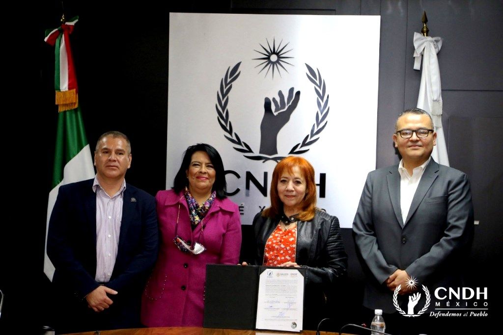 La CNDH y DIF nacional firman convenio de colaboración
