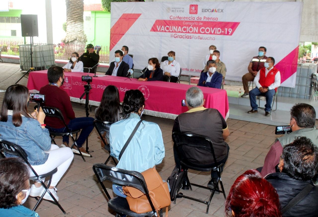 Comenzará Vacunación para 
personas de 40 a 49 años en Ixtapaluca
