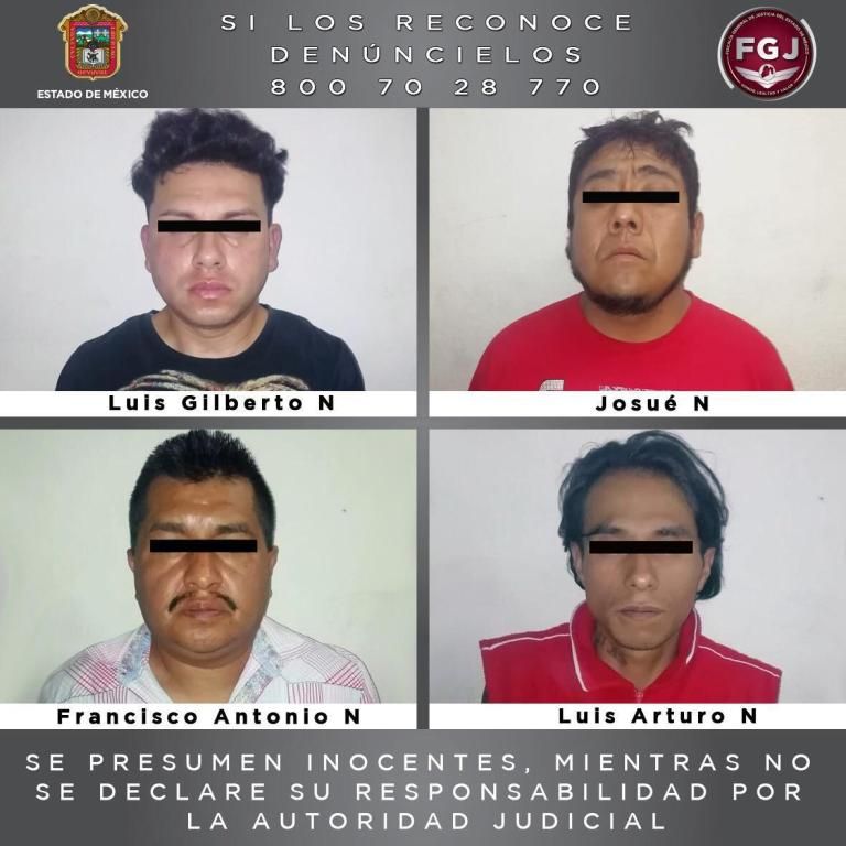 
En Nicolas Romero cuatro asaltantes al transporte público fueron atrapados por la policía momentos después de haber cometido su última fechoría
