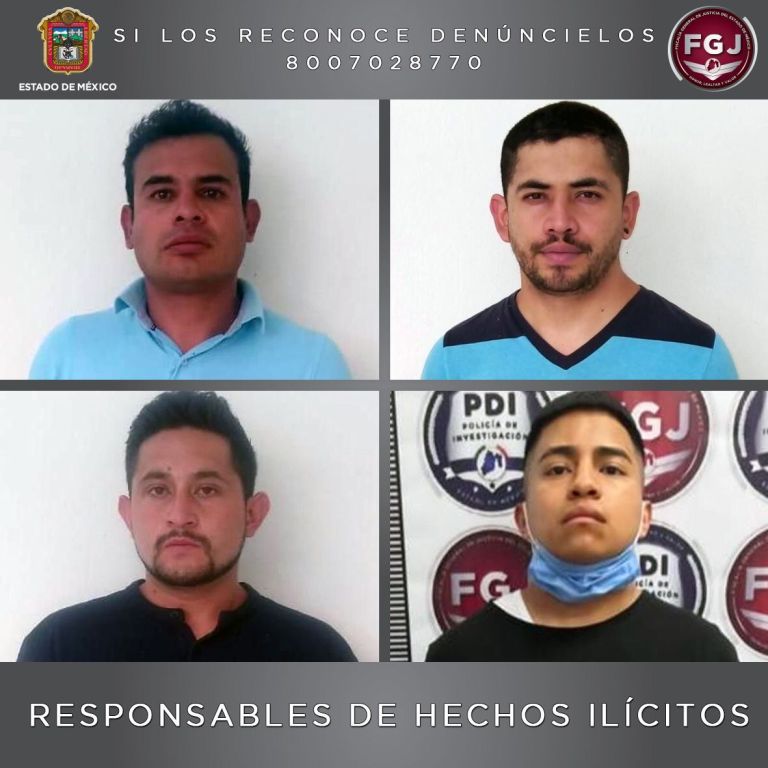 
A la sombra a cuatro delincuentes dedicados al robo de autos en Naucalpan y Tlalnepantla
