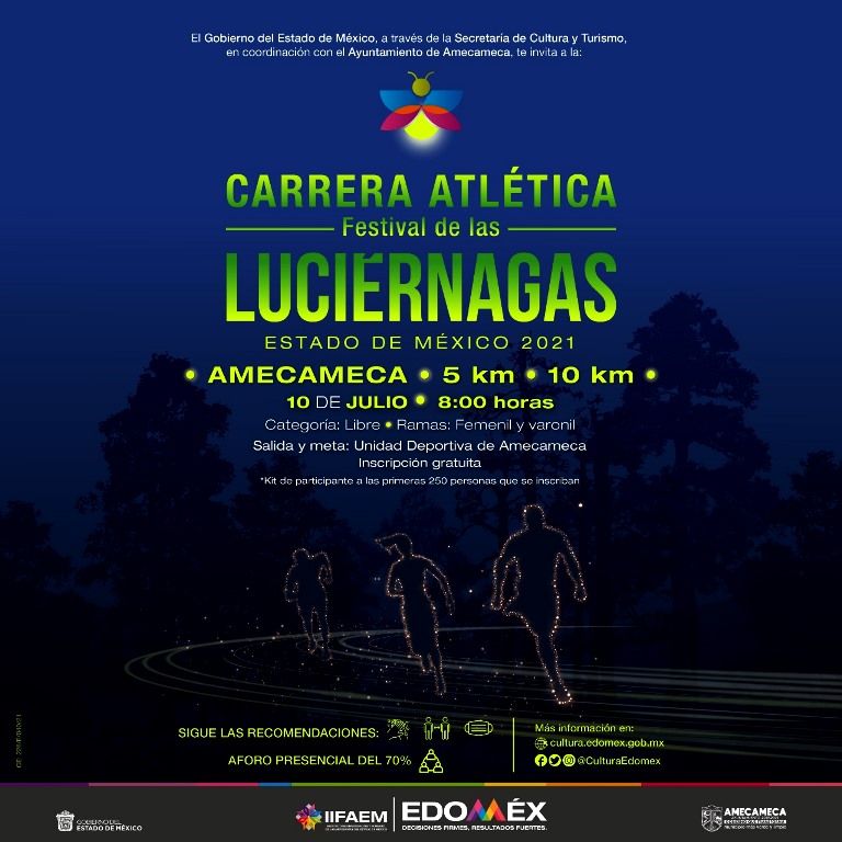 En Amecameca preparan la carrera atlética durante el Festival de Las Luciérnagas 