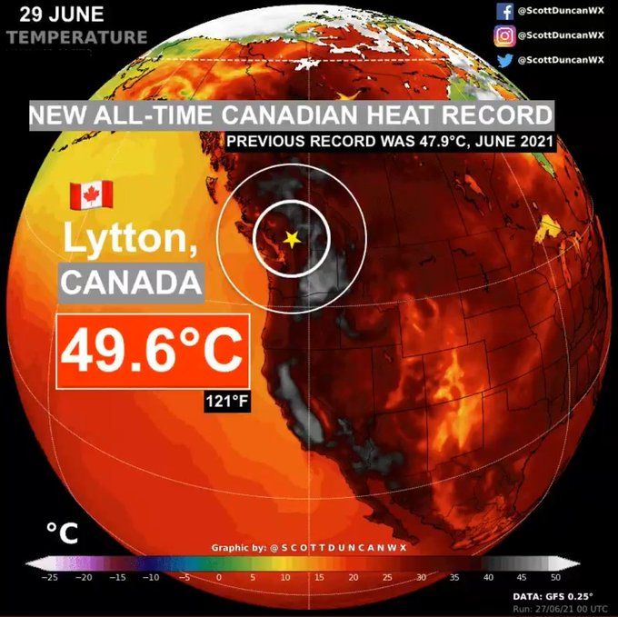 Suman más de 480 muertos en Canadá y EU en medio de temperaturas récord