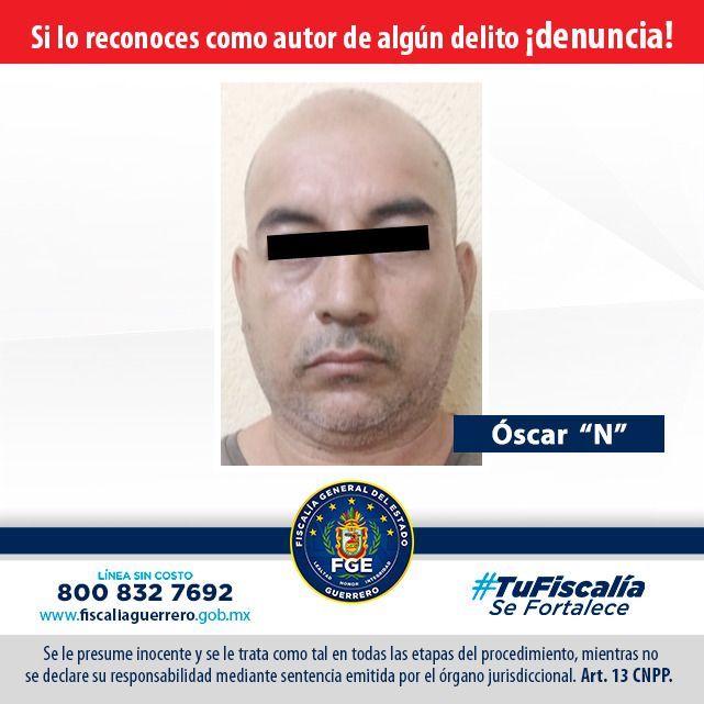 Fiscalía de Guerrero logra sentencia de 20 años por violación y abuso de personas menores en contra de Óscar ’N’ en Acapulco
