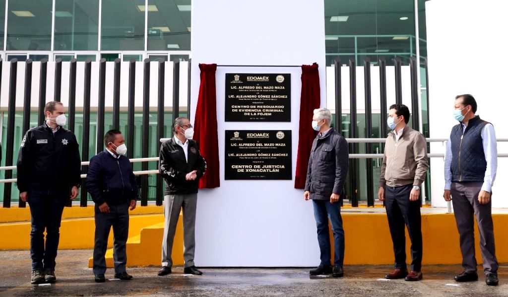 Alfredo del Mazo inaugura Centro de Resguardo de Evidencia Criminal y Centro de Justicia de Xonacatlán de la FGJEM