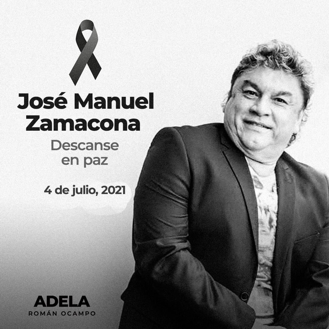 Lamenta Adela Román fallecimiento de José Manuel Zamacona 