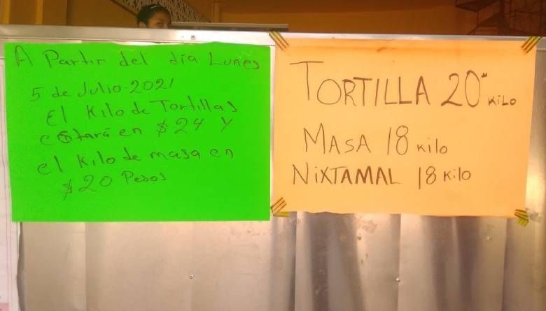 Subirá a 24 pesos el kilo de tortillas en Ometepec