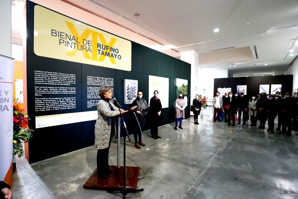 Inauguran el XIX Bienal de Pintura ’Rufino Tamayo’ en el CCMB